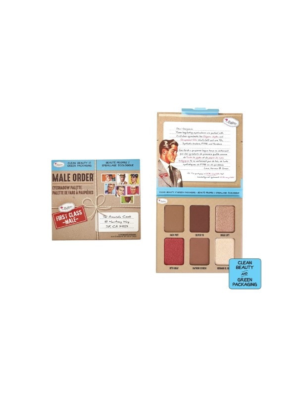 theBalm Male Order Paletka 6 Cieni do powiek First Class 13,2 g