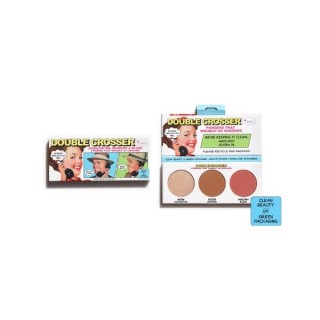 theBalm C&G Double Crosser Trio Palette: Bronzer + Blush + Highlighter 5 g