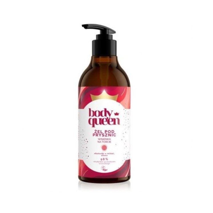 Body Queen regenerating Shower gel Cherry on the cake 400 ml