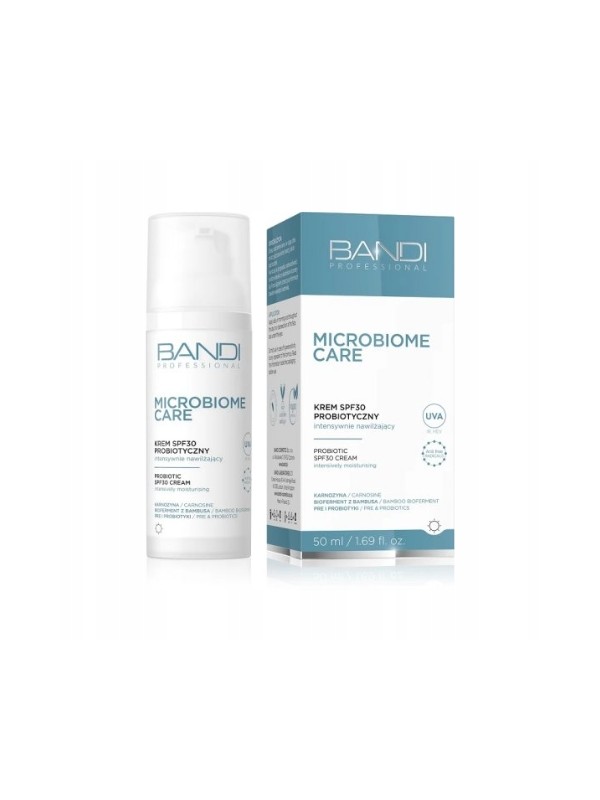 Bandi Microbiome Care probiotyczny Krem do twarzy nawilżający SPF30 50ml