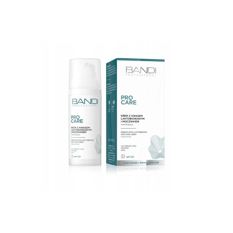 Bandi Pro Care Krem do twarzy z kwasem laktobionowym i mocznikiem 50 ml