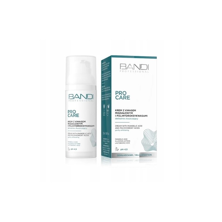 Bandi Pro Care Krem do twarzy z kwasem migdałowym i polihydrokwasami 50 ml