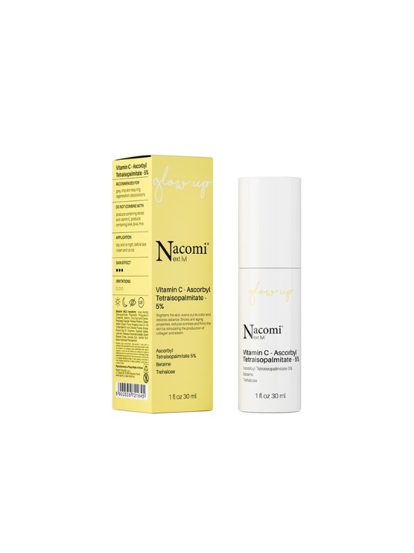 Nacomi Next Level Serum do twarzy z 5% Witaminą C Ascorbyl Tetraisopalmitate 30ml