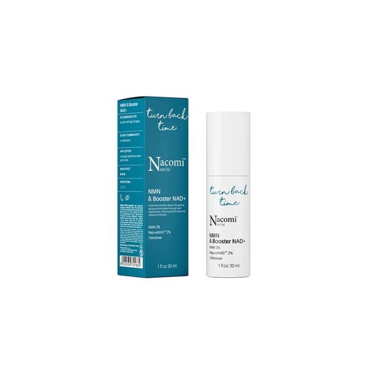 Nacomi Next Level przeciwstarzeniowe Serum do twarzy na noc z NMN & Booster NAD+ 30ml