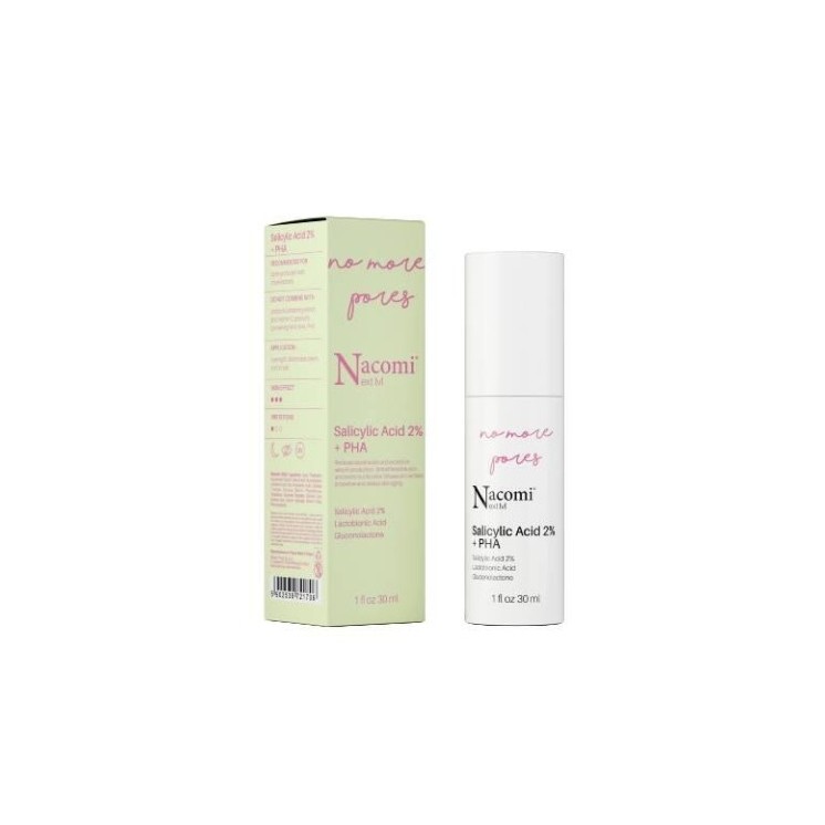 Nacomi Next Level Serum do twarzy z 2% Kwasem salicylowym i PHA 30ml