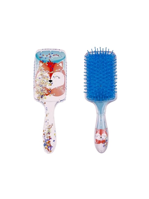 Fox Blue Square Hair Brush 1 piece