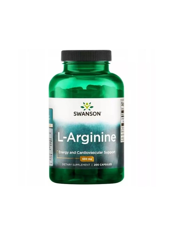 Swanson L-Arginina 500mg 200 kapsułek