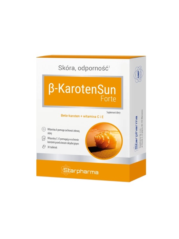 Beta Karoten Sun Forte 30 tabletek