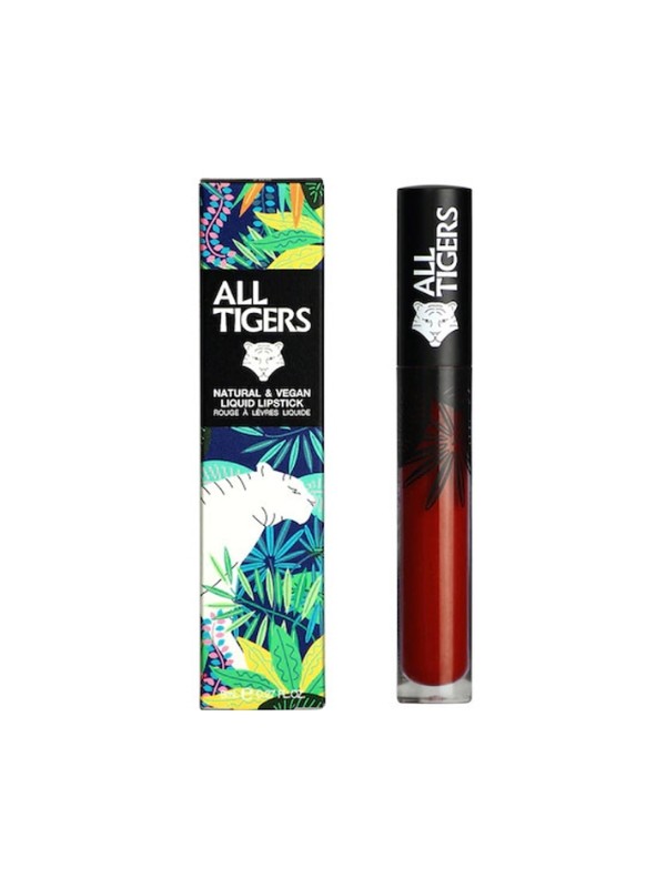 All Tigers Natural & Vegan Liquid Lipstick /889/ Command Respect 8 ml