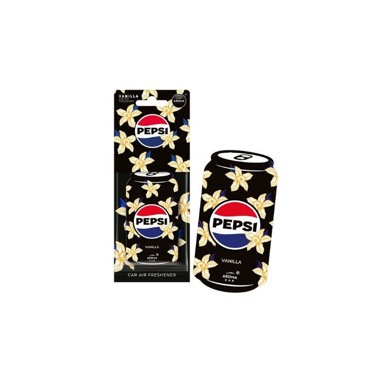 Aroma Car Pepsi Cellulose Zawieszka zapachowa do samochodu Vanilla 1 sztuka