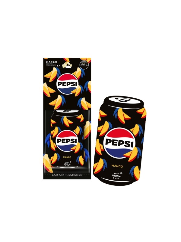 Aroma Car Pepsi Cellulose Mango car fragrance pendant, 1 piece