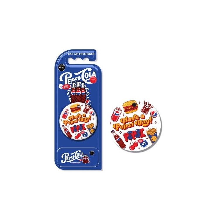 Aroma Car Pepsi Circle Zawieszka zapachowa do samochodu Fast Food 1 sztuka