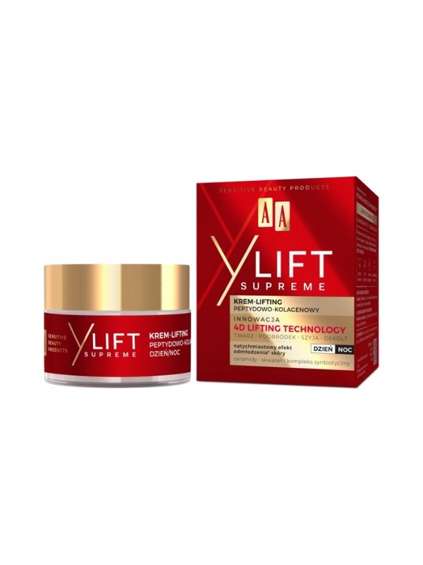 AA Y Lift Supreme peptydowo-kolagenowy Krem-lifting do twarzy 50 ml