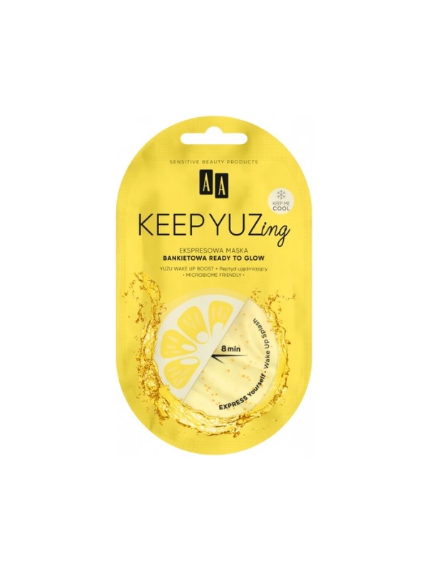 AA Keep Yuzing Wake Up Splash ekspresowa Maseczka bankietowa do twarzy 7 ml