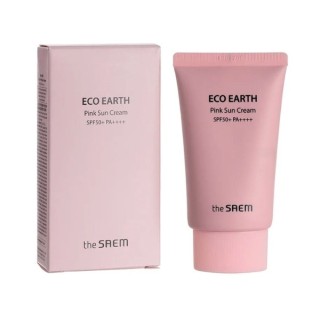 The Saem Eco Earth Pink Sun Cream Krem do twarzy i ciała SPF50 50 ml