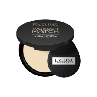 Eveline Wonder Match prasowany Puder matujący SPF30 /01/ Light Beige 8 g