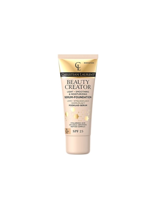 Eveline Christian Laurent Beauty Creator light Foundation- serum SPF25 /15/ Natural Beige 30 ml