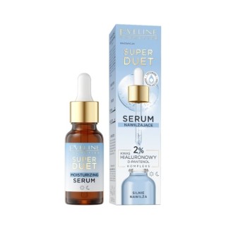 Eveline Super Duet Moisturizing Serum Hyaluronic Acid 10% 18 ml