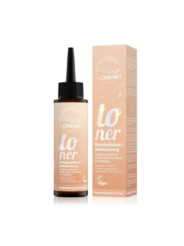 OnlyBio Hair in Balance Peach and cream hair toner 100 ml