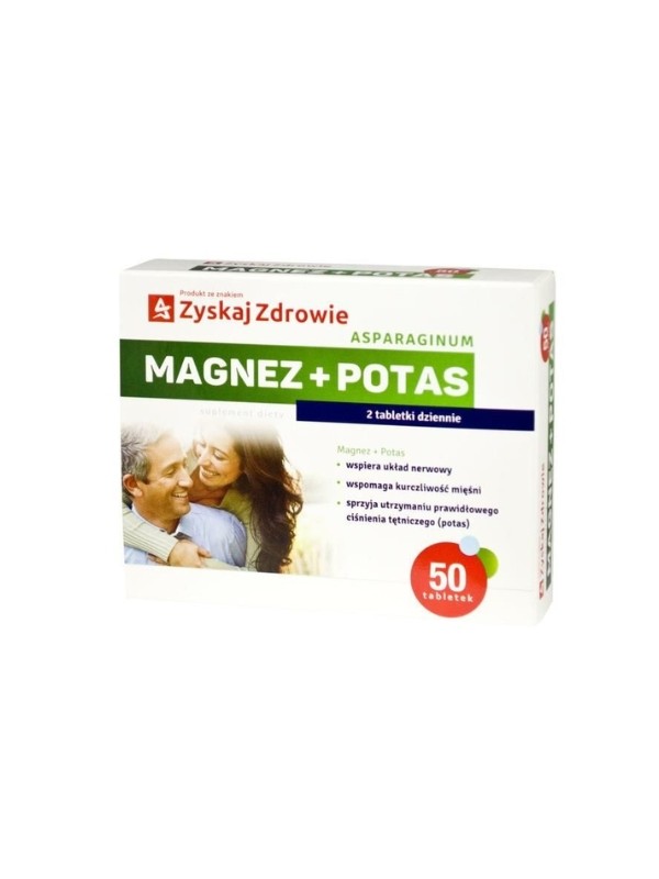 Asparaginum Magnesium + Potassium 50 tablets