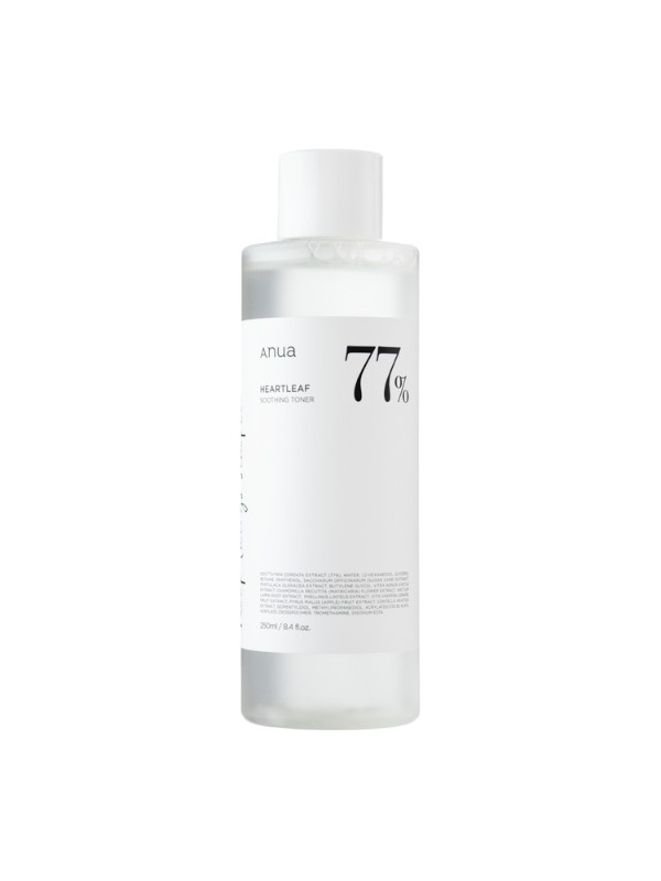 Anua Heartleaf 77% Soothing Toner  Kojący Tonik do Twarzy  250 ml