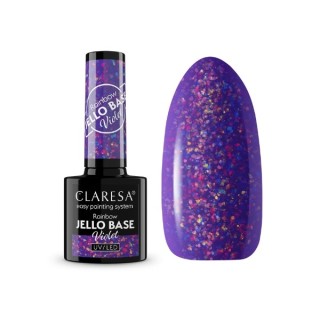 Claresa Hybrid Nail Base Rainbow Jello Base 5 Violet