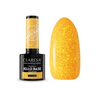 Claresa Hybrid Nail Base Rainbow Jello Base 5 Yellow