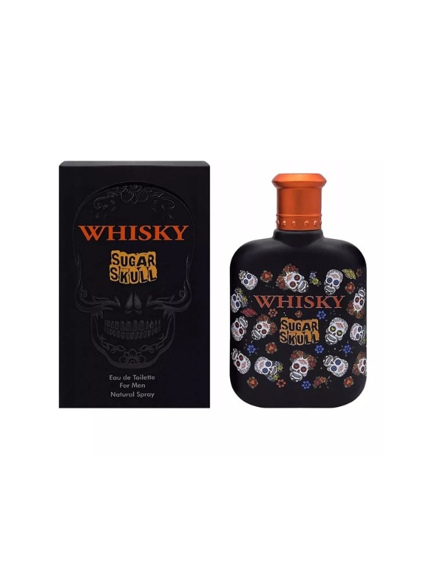 Evaflor Whiskey Sugar Skull Eau de Toilette for Men 100 ml