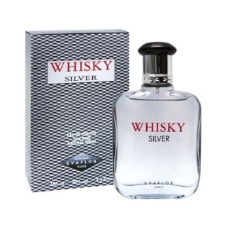 Evaflor Silver Whiskey For Man Eau de Toilette for Men 100 ml