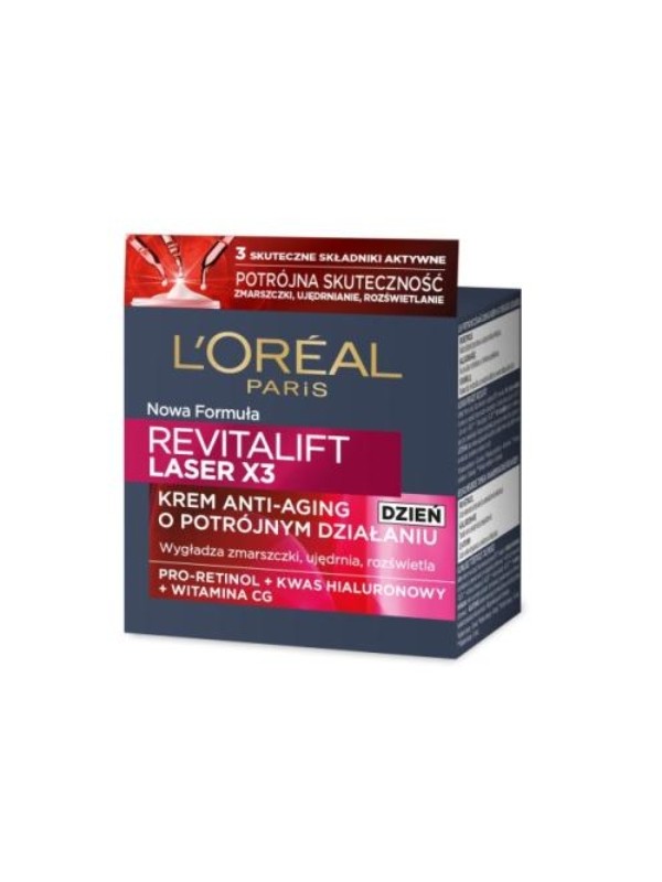 L'oreal Revitalift Laser 3X Day Face Cream 50 ml