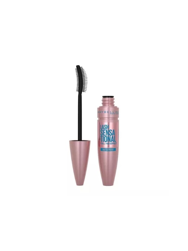 Maybelline Lash Sensational Mascara Waterproof wodoodporny tusz do rzęs Black 9.5 ml