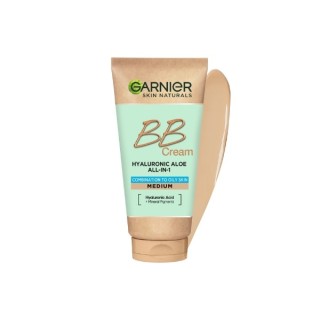 Garnier Hyaluronic Aloe All-In-1 BB Cream nawilżający krem BB do skóry mieszanej i tłustej Śniady 50 ml