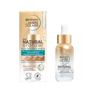 Garnier Ambre Solaire Natural Bronzer krople samoopalające do twarzy 30 ml