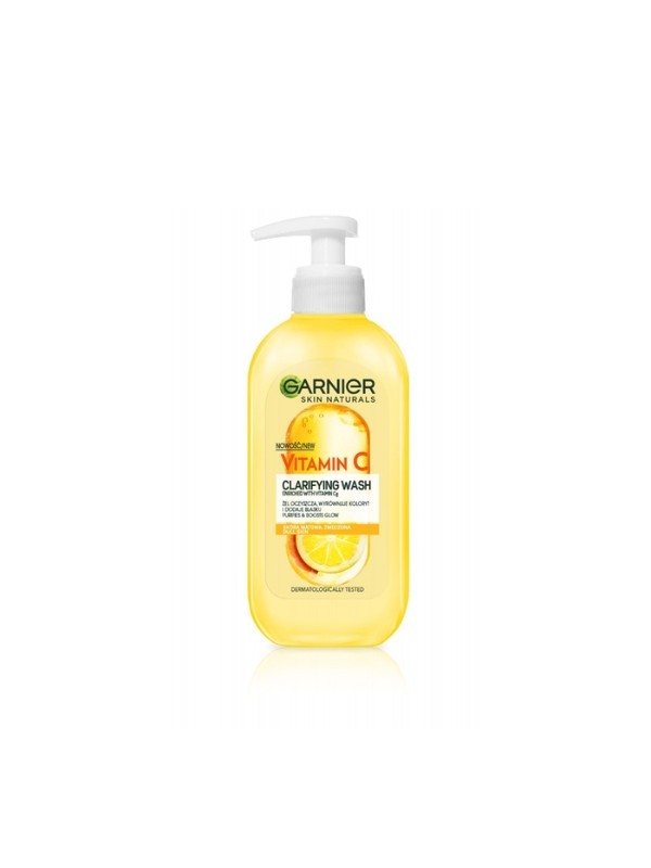 Garnier Skin Naturals Brightening Vitamin C Facial Wash Gel 250 ml