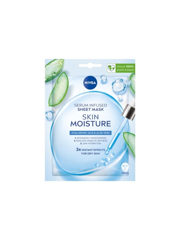 Nivea Skin Moisture sheet mask with hyaluronic acid and aloe 1 piece