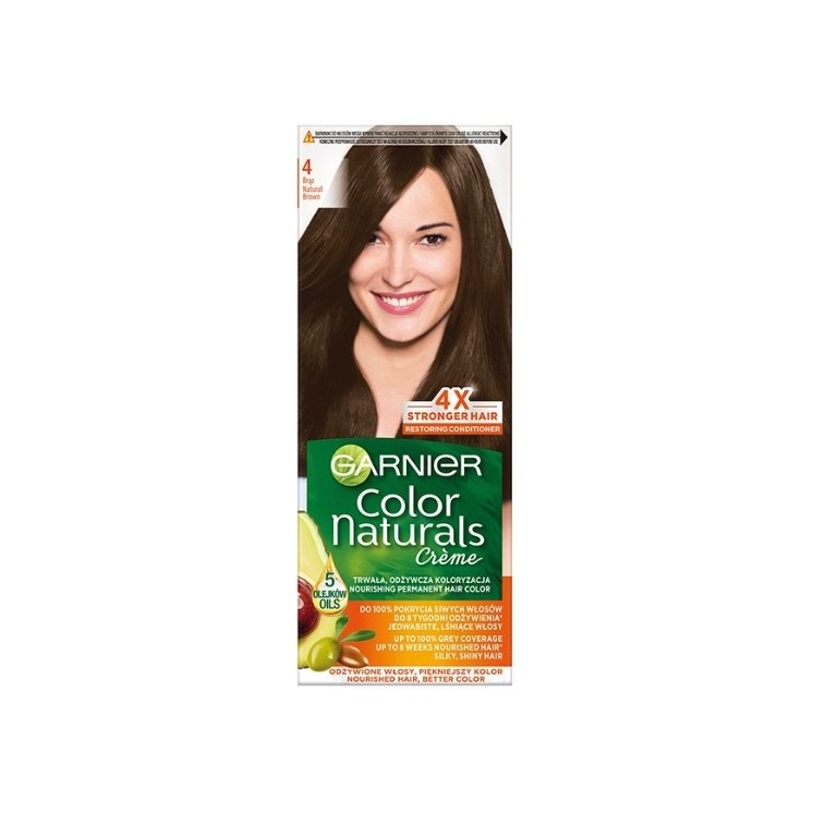 Garnier Color Naturals Farba do włosów /4/ Brąz