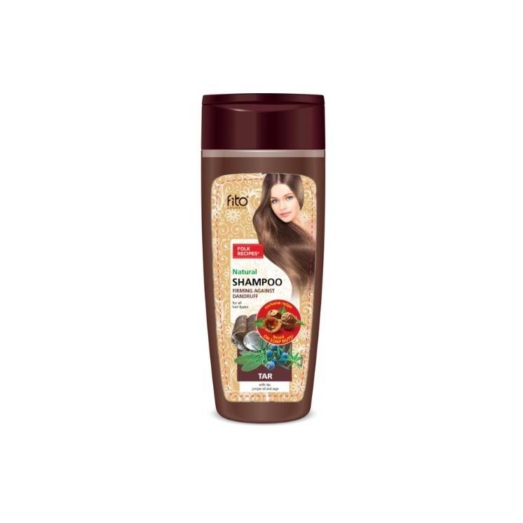 Fitocosmetics Szampon do włosów przeciwłupieżowy Dziegciowy z olejkiem jałowcowym 270 ml