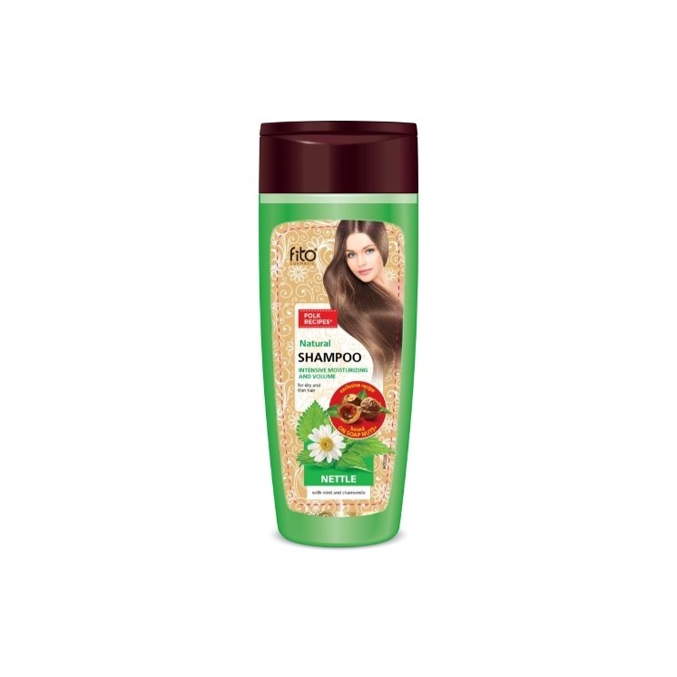 Fitocosmetics Nettle moisturizing hair shampoo with mint and chamomile 270 ml