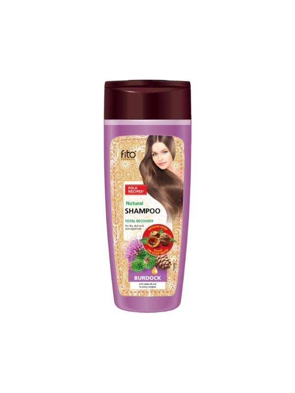 Fitocosmetics Burdock Shampoo for dry and damaged hair with cedar oil 270 ml