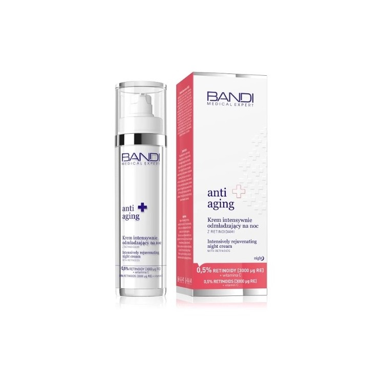 Bandi Medical Expert ANTI AGING Krem intensywnie odmładzający na noc z retinoidami 50 ml