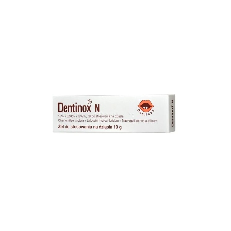Dentinox N Żel na ząbkowanie dla dzieci powyżej 3 miesiąca 10 g