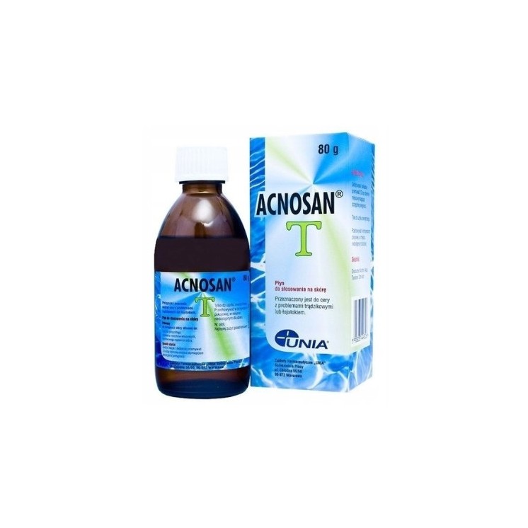 Acnosan T płyn do stosowania na skóre z trądzikiem 80 g