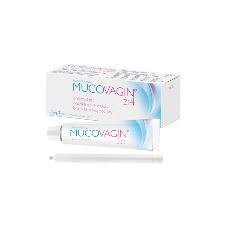 Mucovagin Żel dopochwowy 25g + 7 aplikatorów