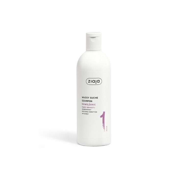 Ziaja Owoc granatu Szampon do włosów nawilżenie 400 ml
