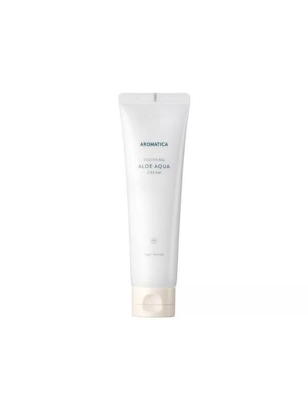 Aromatica Soothing Aloe Aqua Cream Natural Moisturizing Face and Body Cream with Aloe 150 g