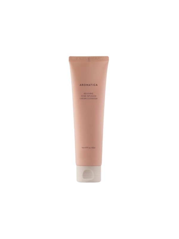 Aromatica Reviving Rose Infusion Cream Cleanser Creamy Rose Facial Wash Gel 145 ml