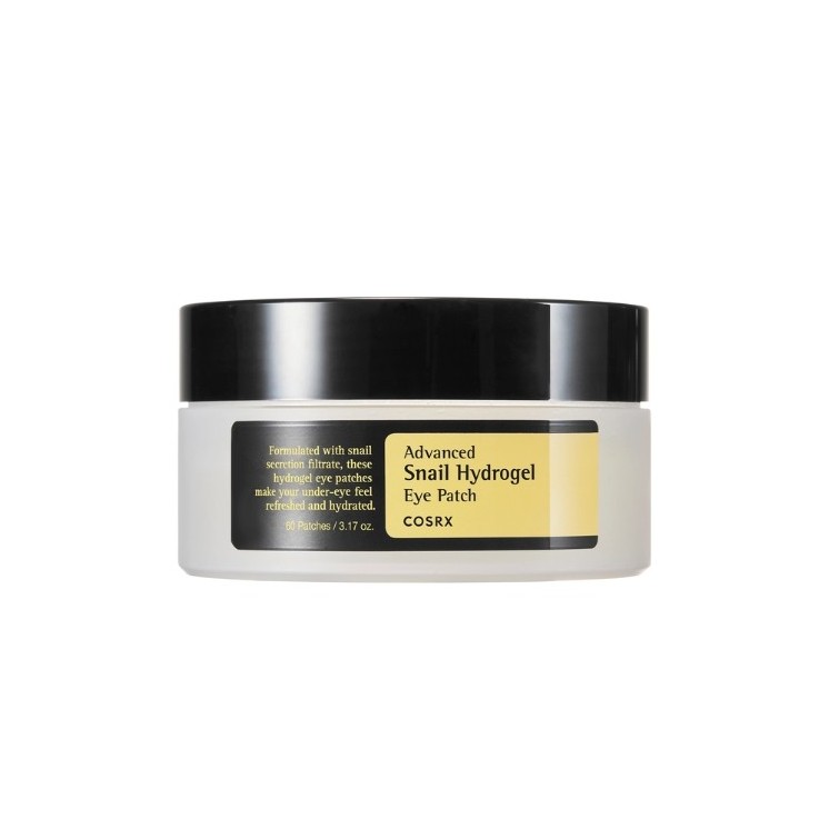 COSRX Advanced Snail Hydrogel Eye Patch Hydrożelowe Płatki pod Oczy ze Śluzem Ślimaka 60 sztuk