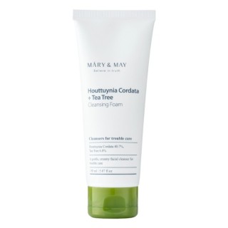 Mary&May Houttuynia Cordata + Tea Tree Cleansing Foam Facial Cleansing Foam with Houttuynia Cordata and Tea Tree 150 ml