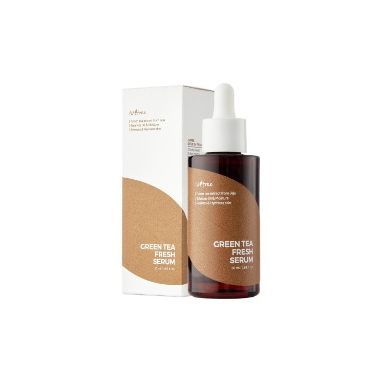 Isntree Green Tea Fresh Serum do Twarzy z Ekstraktem z Zielonej Herbaty 50 ml