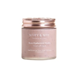 Mary&May Rose Hyaluronic Hydra Wash off Pack Moisturizing Clay Mask 125 g